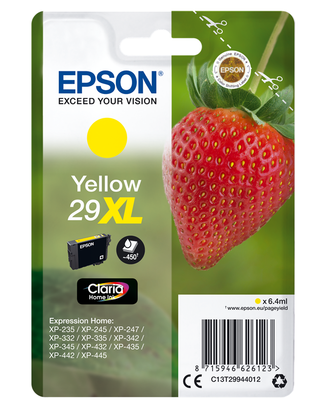 Epson 29 XL Gelb Druckerpatrone C13T29944012