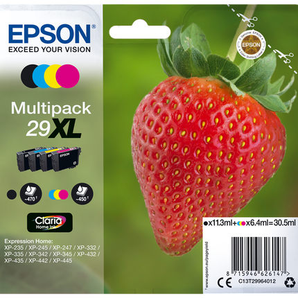 Epson 29 XL Multipack Schwarz / Cyan / Magenta / Gelb