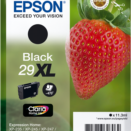 Epson 29 XL Schwarz Druckerpatrone C13T29914012