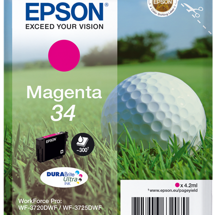 Epson 34 Magenta Druckerpatrone C13T34634010