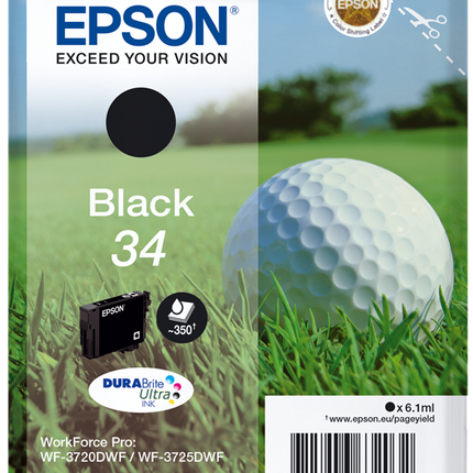 Epson 34 Schwarz Druckerpatrone C13T34614010