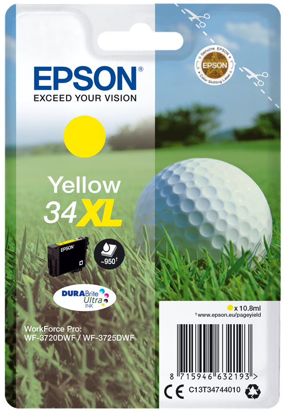 Epson 34 XL Gelb Druckerpatrone C13T34744010
