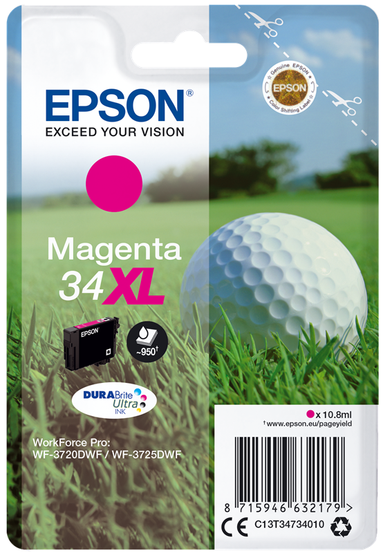 Epson 34 XL Magenta Druckerpatrone C13T34734010