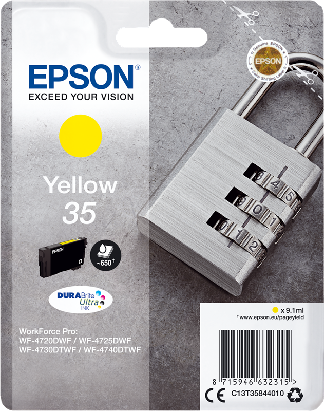 Epson 35 Gelb Druckerpatrone C13T35844010
