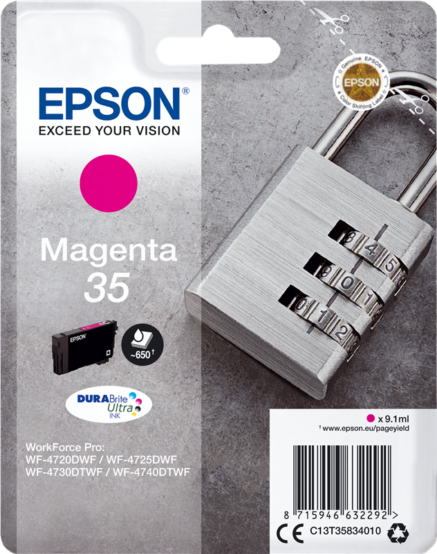 Epson 35 Magenta Druckerpatrone C13T35834010