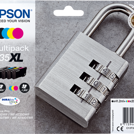 Epson 35XL Multipack Schwarz / Cyan / Magenta / Gelb
