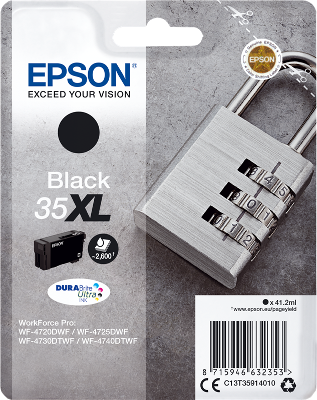 Epson 35XL Schwarz Druckerpatrone