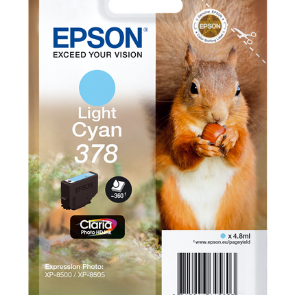 Epson 378 Cyan (hell) Druckerpatrone C13T37854010