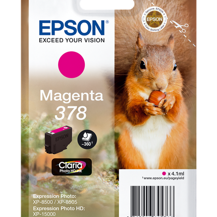 Epson 378 Magenta Druckerpatrone C13T37834010