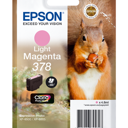 Epson 378 Pink (hell) Druckerpatrone C13T37864010