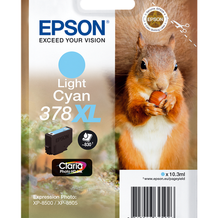 Epson 378XL Cyan (hell) Druckerpatrone C13T37954010