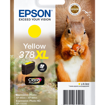 Epson 378XL Gelb Druckerpatrone C13T37944010
