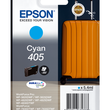 Epson 405 Cyan Druckerpatrone C13T05G24010