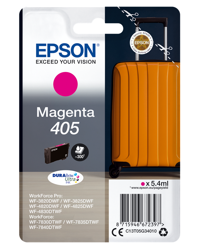 Epson 405 Magenta Druckerpatrone C13T05G34010
