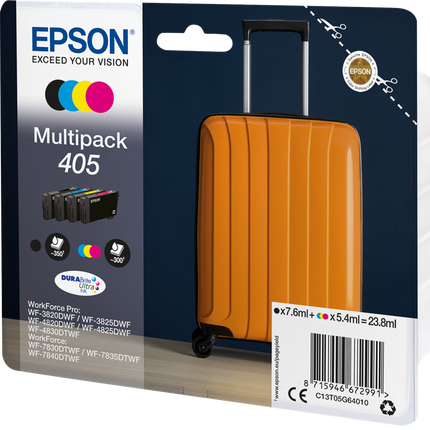 Epson 405 Multipack Schwarz / Cyan / Magenta / Gelb