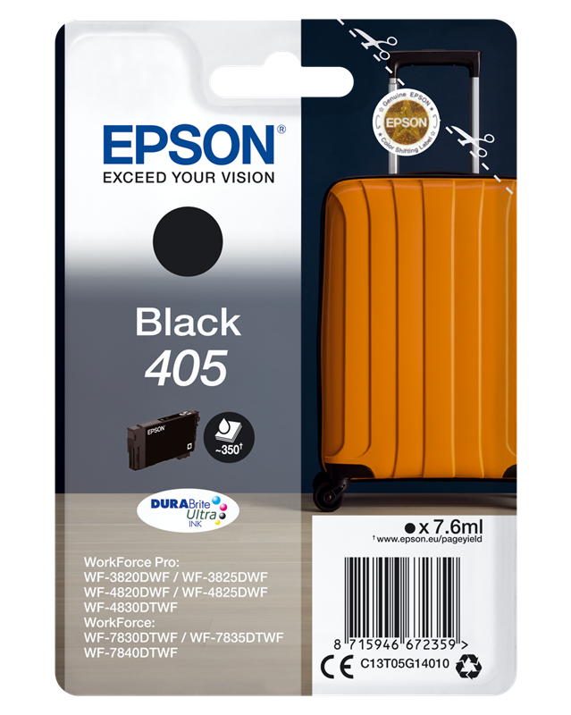 Epson 405 Schwarz Druckerpatrone C13T05G14010