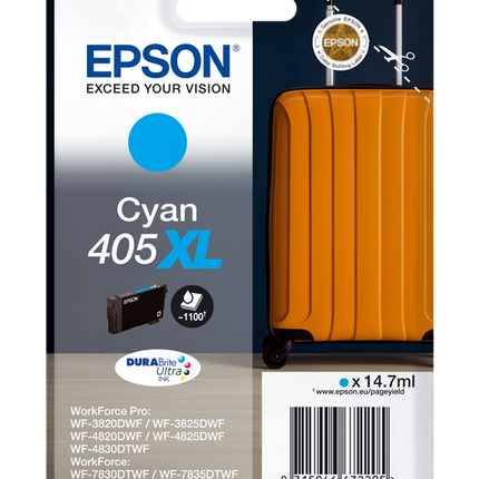 Epson 405 XL Cyan Druckerpatrone C13T05H24010