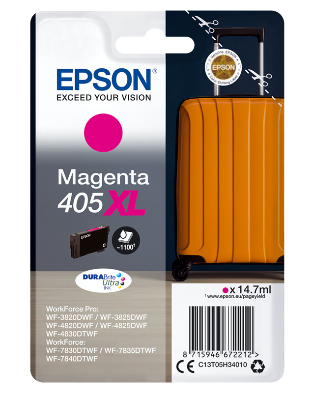 Epson 405 XL Magenta Druckerpatrone C13T05H34010