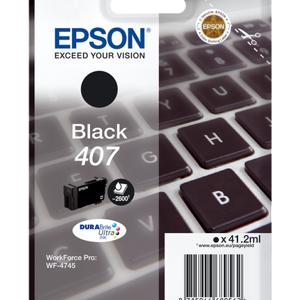 Epson 407 Schwarz Druckerpatrone