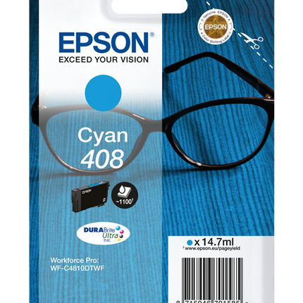 Epson 408 Cyan Druckerpatrone