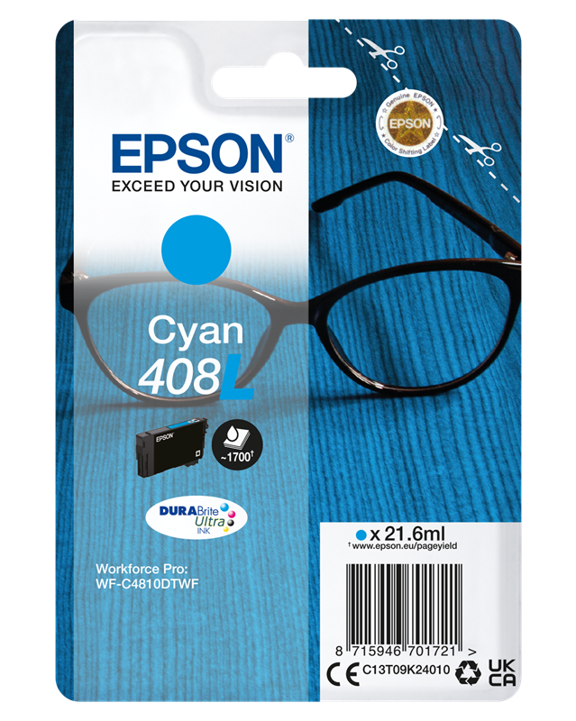 Epson 408L Cyan Druckerpatrone