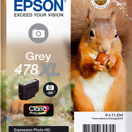 Epson 478XL Grau Druckerpatrone C13T04F64010