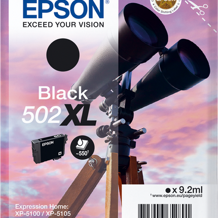 Epson 502XL Schwarz Druckerpatrone