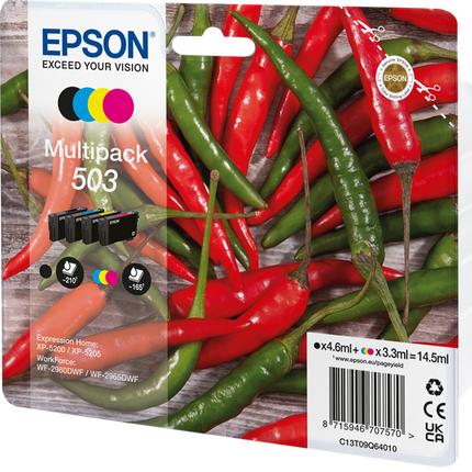 Epson 503 Multipack Schwarz / Cyan / Magenta / Gelb