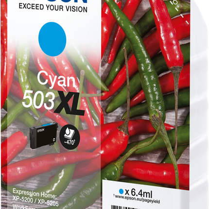 Epson 503 XL Cyan Druckerpatrone C13T09R24010