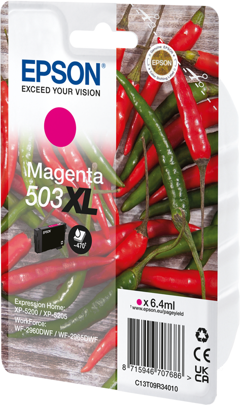 Epson 503 XL Magenta Druckerpatrone C13T09R34010