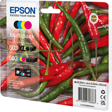 Epson 503XL+503 Multipack Schwarz / Cyan / Magenta / Gelb