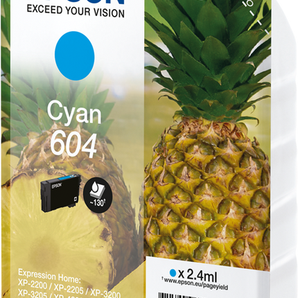 Epson 604 Cyan Druckerpatrone C13T10G24010