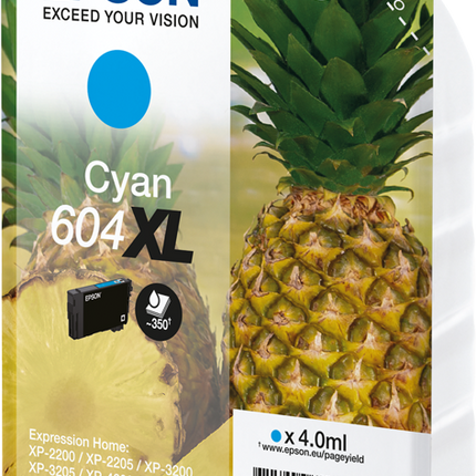 Epson 604 XL Cyan Druckerpatrone C13T10H24010
