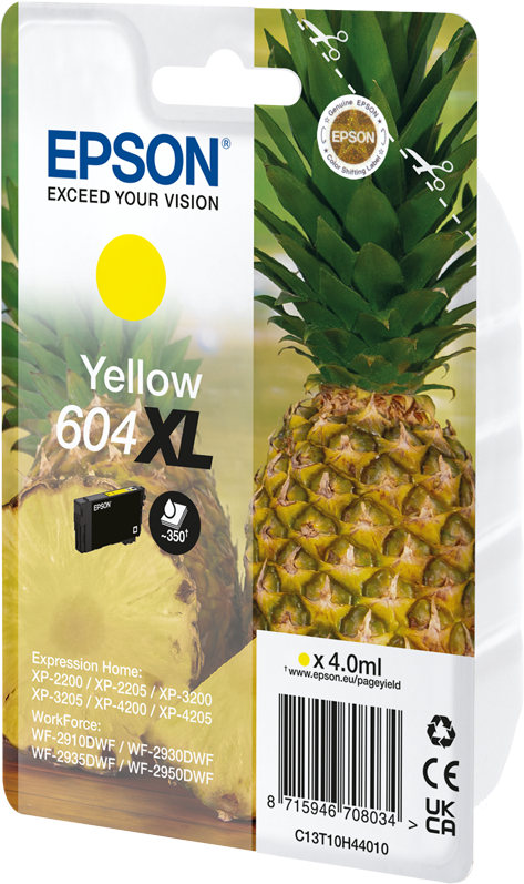 Epson 604 XL Gelb Druckerpatrone C13T10H44010