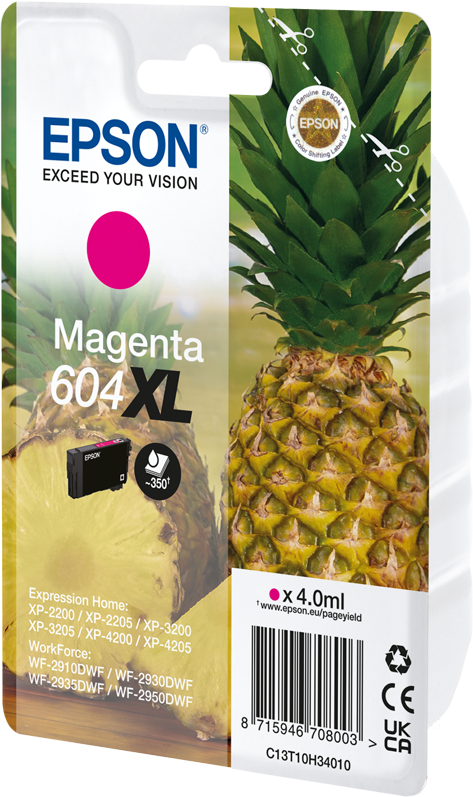 Epson 604 XL Magenta Druckerpatrone C13T10H34010