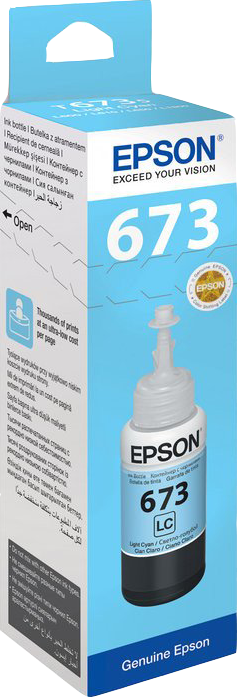 Epson 673 Cyan (hell) Druckerpatrone C13T67354A