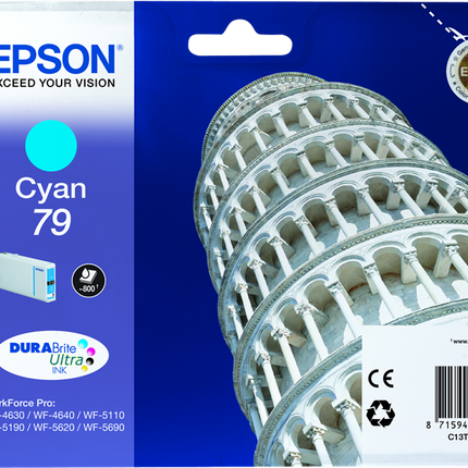 Epson 79 Cyan Druckerpatrone C13T79124010