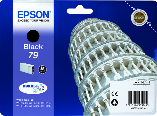 Epson 79 Schwarz Druckerpatrone C13T79114010