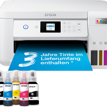 Epson EcoTank ET-2856 Multifunktionsdrucker Weiss