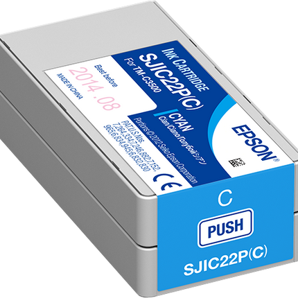Epson SJIC22P-C Cyan Druckerpatrone C33S020602