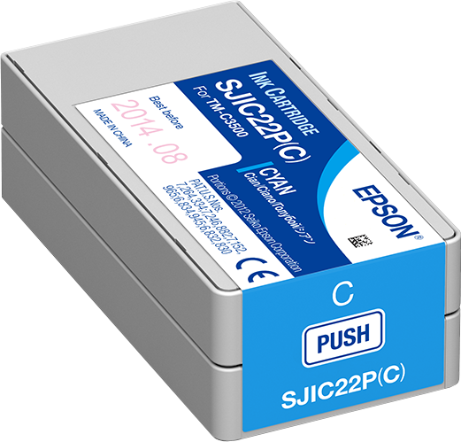 Epson SJIC22P-C Cyan Druckerpatrone C33S020602