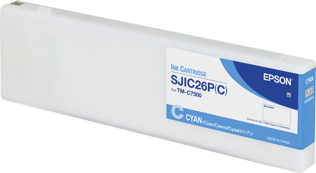 Epson SJIC26P-C Cyan Druckerpatrone