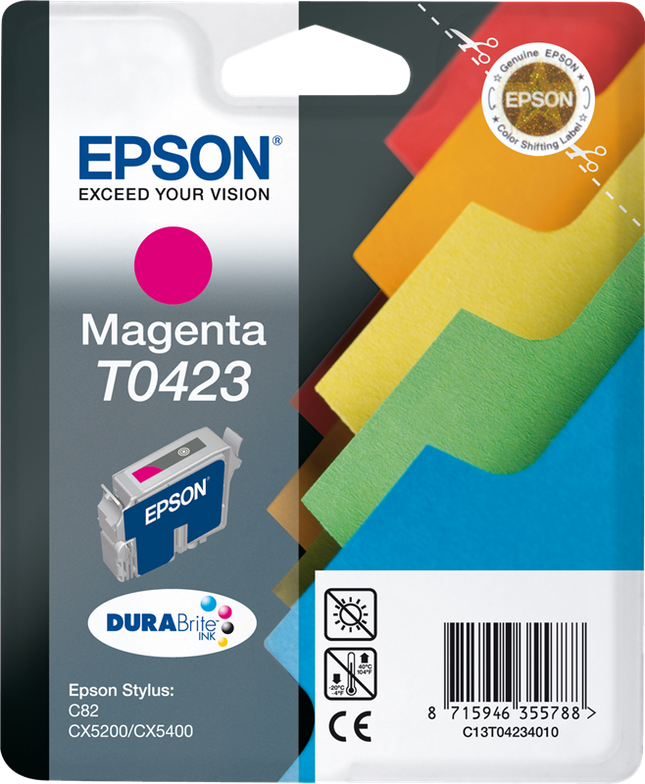 Epson T0423 Magenta Druckerpatrone C13T04234010