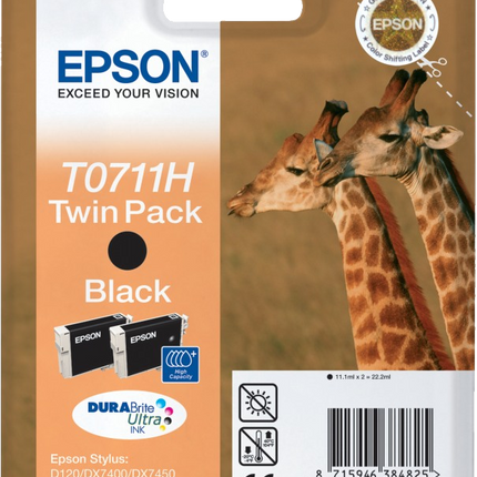 Epson T0711H Multipack Schwarz