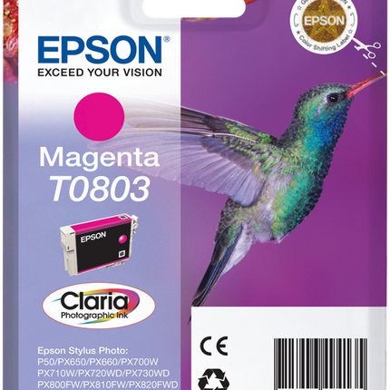 Epson T0803 Magenta Druckerpatrone C13T08034011