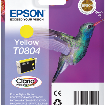 Epson T0804 Gelb Druckerpatrone C13T08044011