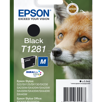 Epson T1281 Schwarz Druckerpatrone C13T12814012