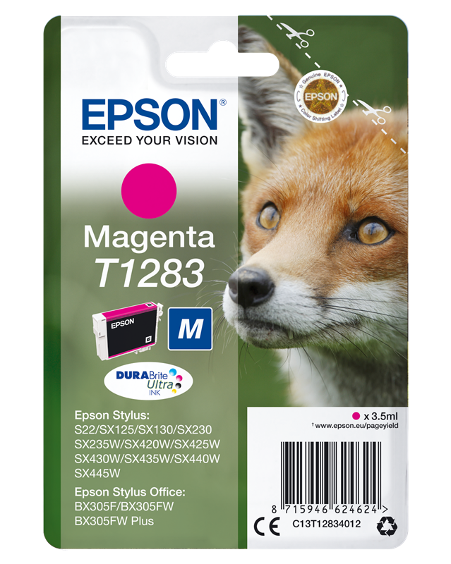 Epson T1283 Magenta Druckerpatrone C13T12834012