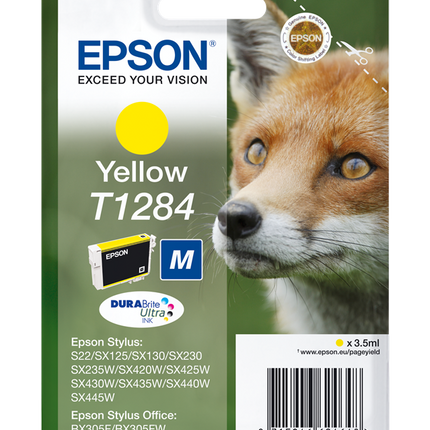 Epson T1284 Gelb Druckerpatrone C13T12844012