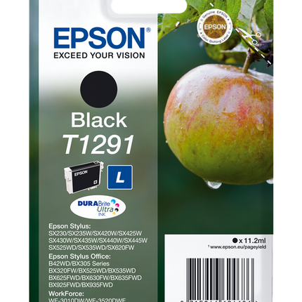 Epson T1291 Schwarz Druckerpatrone C13T12914012